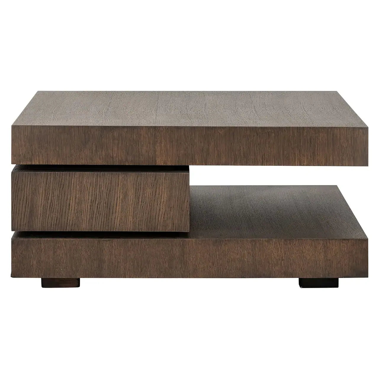 Kafijas galdiņš Oakura blok C Richmond Interiors 42/90/90 cm brūns - N1 Home