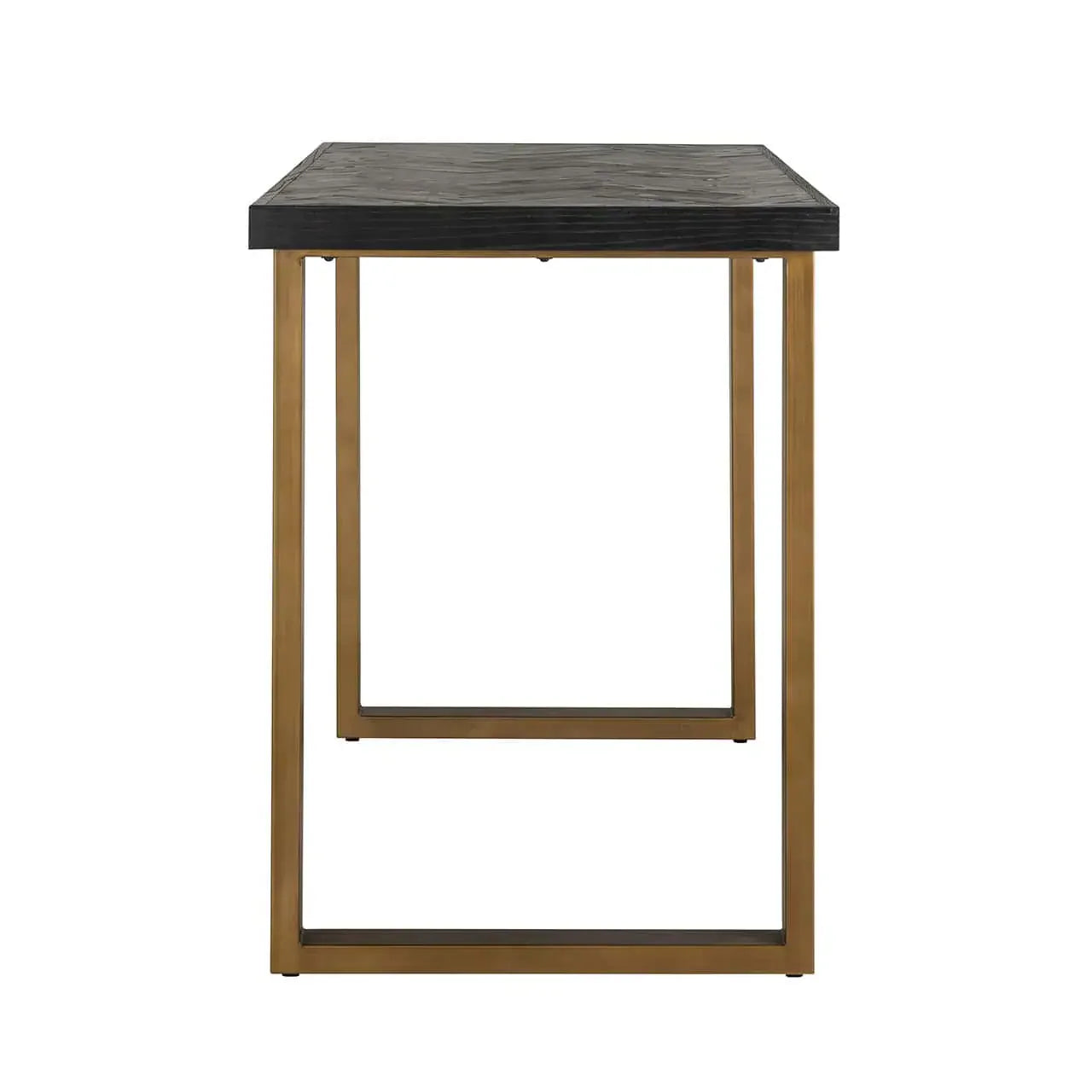 Bāra galds Blackbone  Richmond Interiors 106/160/80 cm melns rustikāls - N1 Home