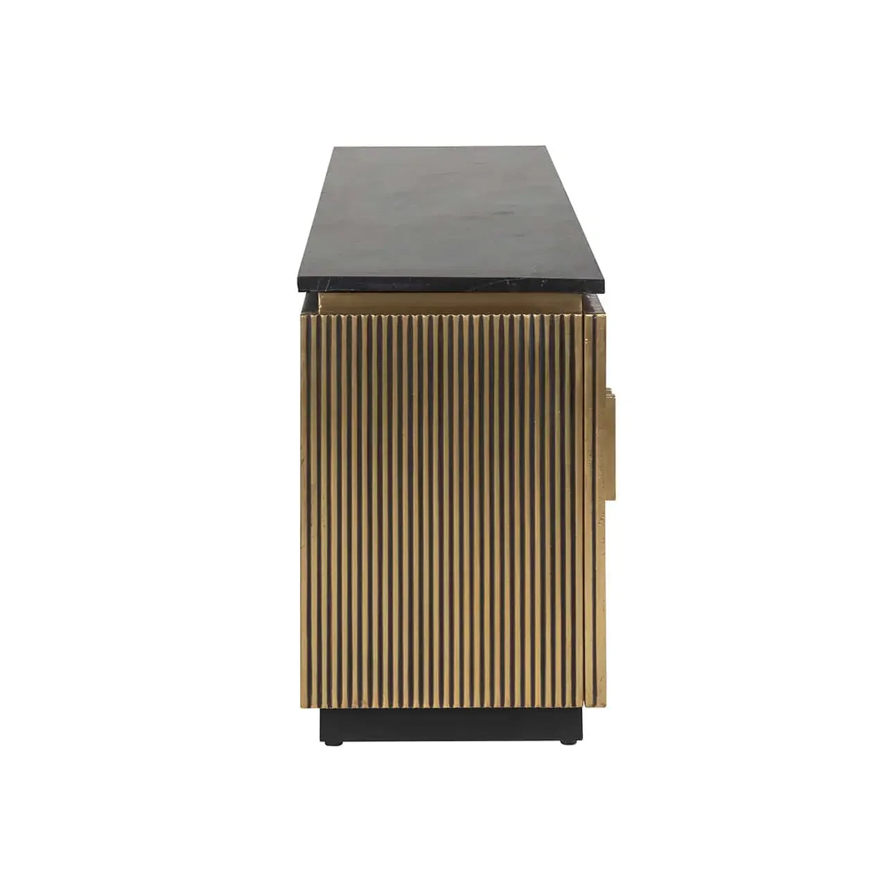 TV skapis Ironville ar 4 durvīm Richmond Interiors 61/200/45 cm zelts - N1 Home