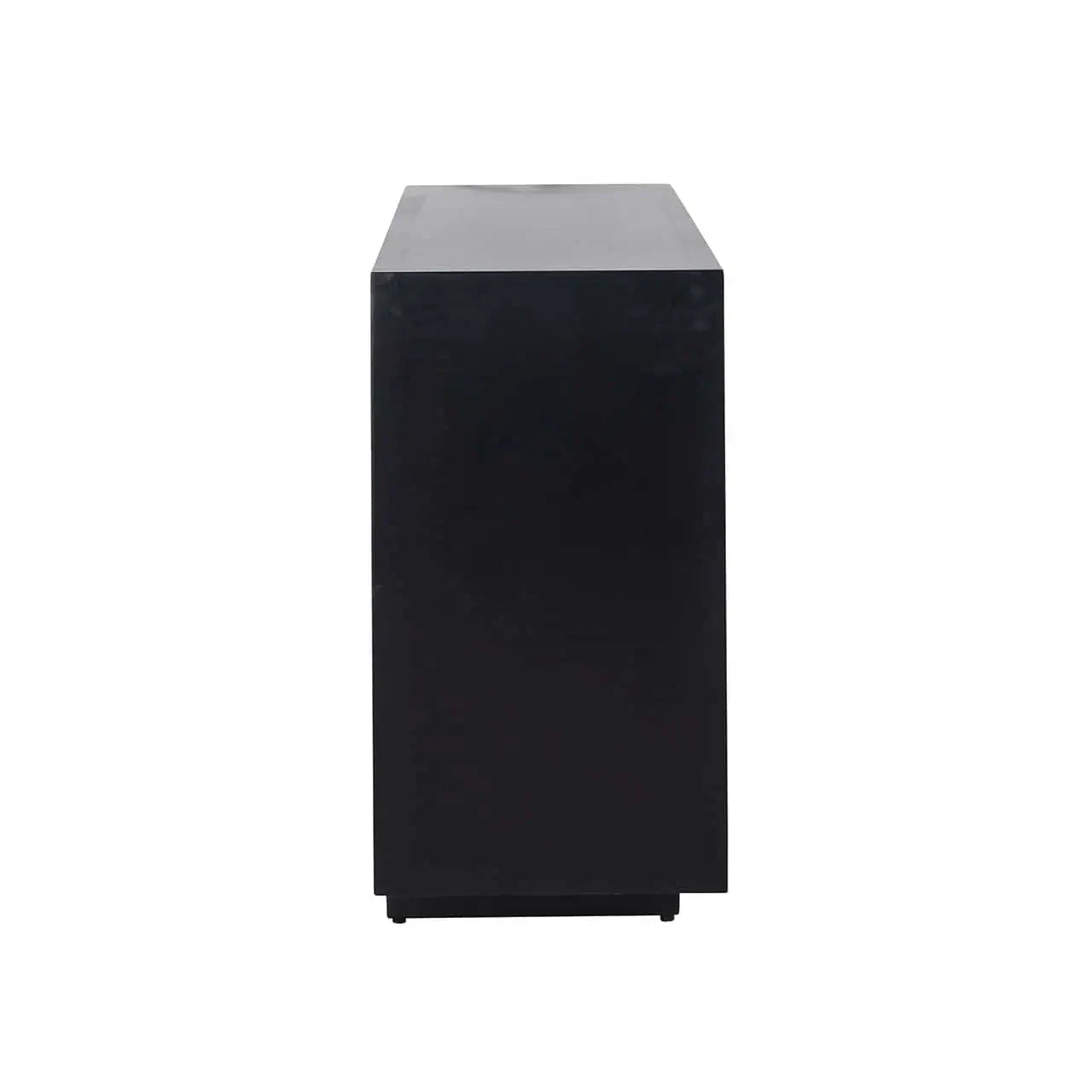 Kumode Esher 3-durvju Richmond Interiors 76/160/40 cm melns - N1 Home