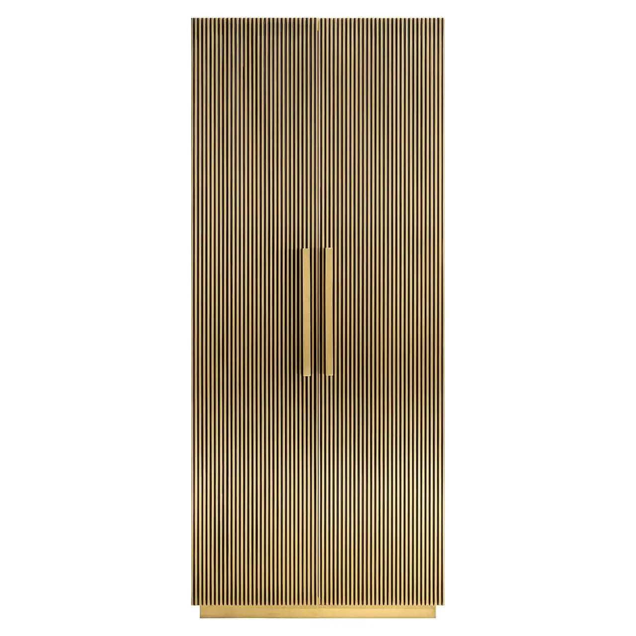 Skapis Ironville Richmond Interiors 191/80/42 cm zelts - N1 Home