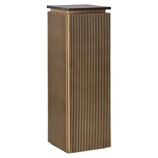 Kolonna Ironville gold Richmond Interiors 110/35 cm melns marmors/zelts - N1 Home