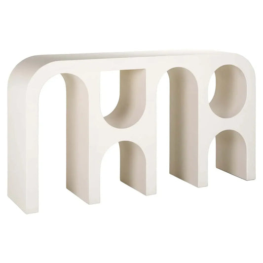 Konsole Bloomstone white Richmond Interiors 80/150/35 cm balts - N1 Home