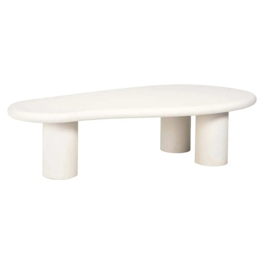 Kafijas galds Bloomstone white Richmond Interiors 40/160/80 cm balts - N1 Home
