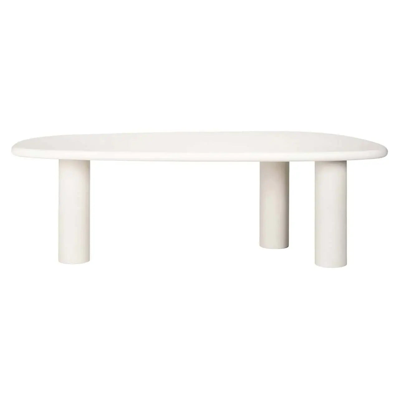 Galds Bloomstone white Richmond Interiors 76/235/120 cm balts - N1 Home