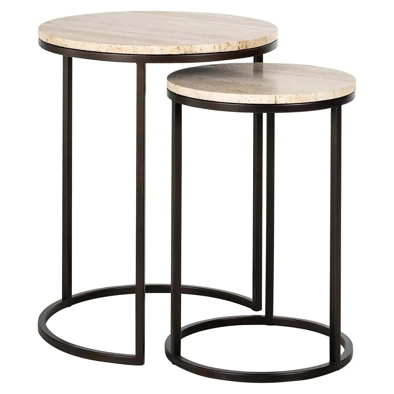 Galdiņi Avalon, 2 gab. komplekts Richmond Interiors 57/45/45 cm bronza - N1 Home