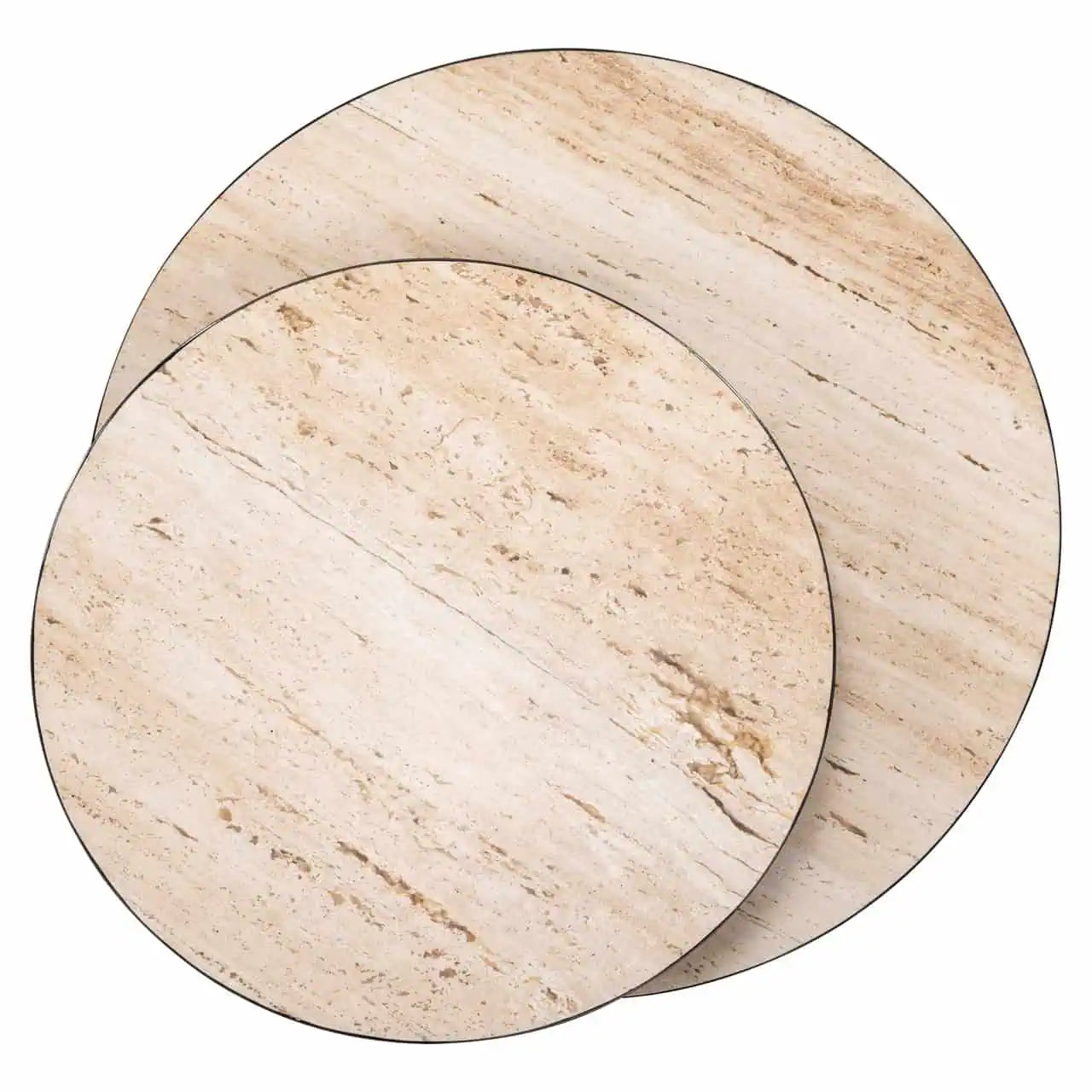 Kafijas galds Avalon Richmond Interiors 35/100/100 cm melns/bēšs - N1 Home