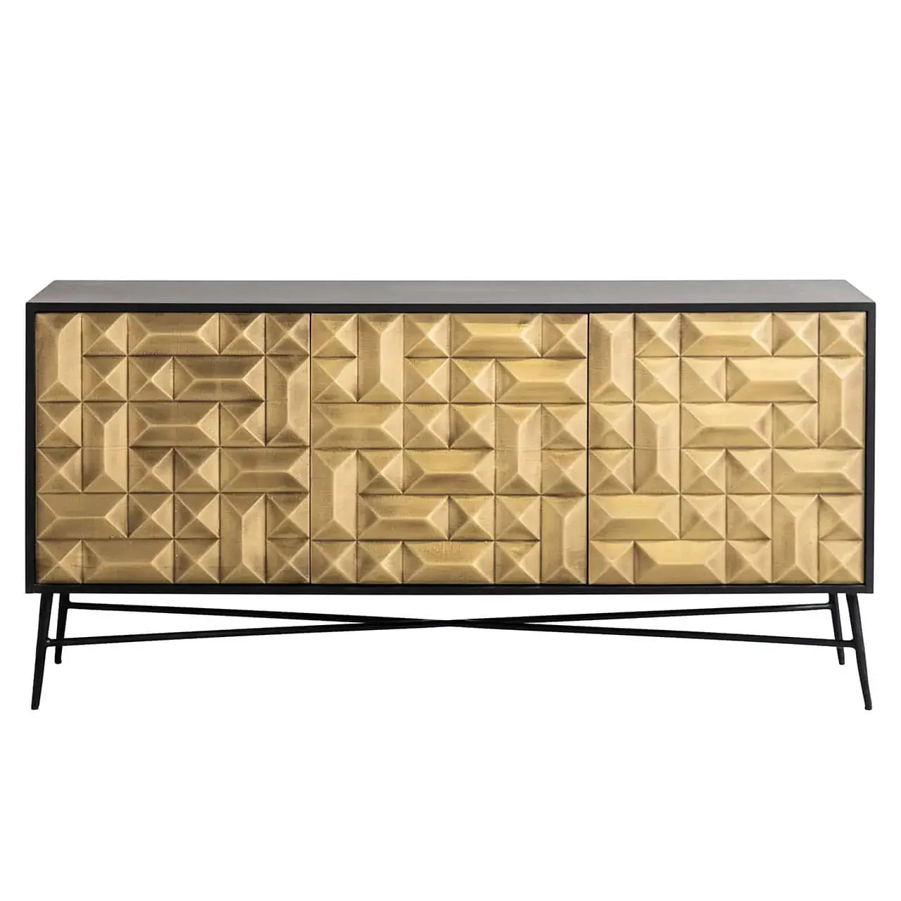 Kumode Tetro Richmond Interiors 77/160/40 cm zelts - N1 Home