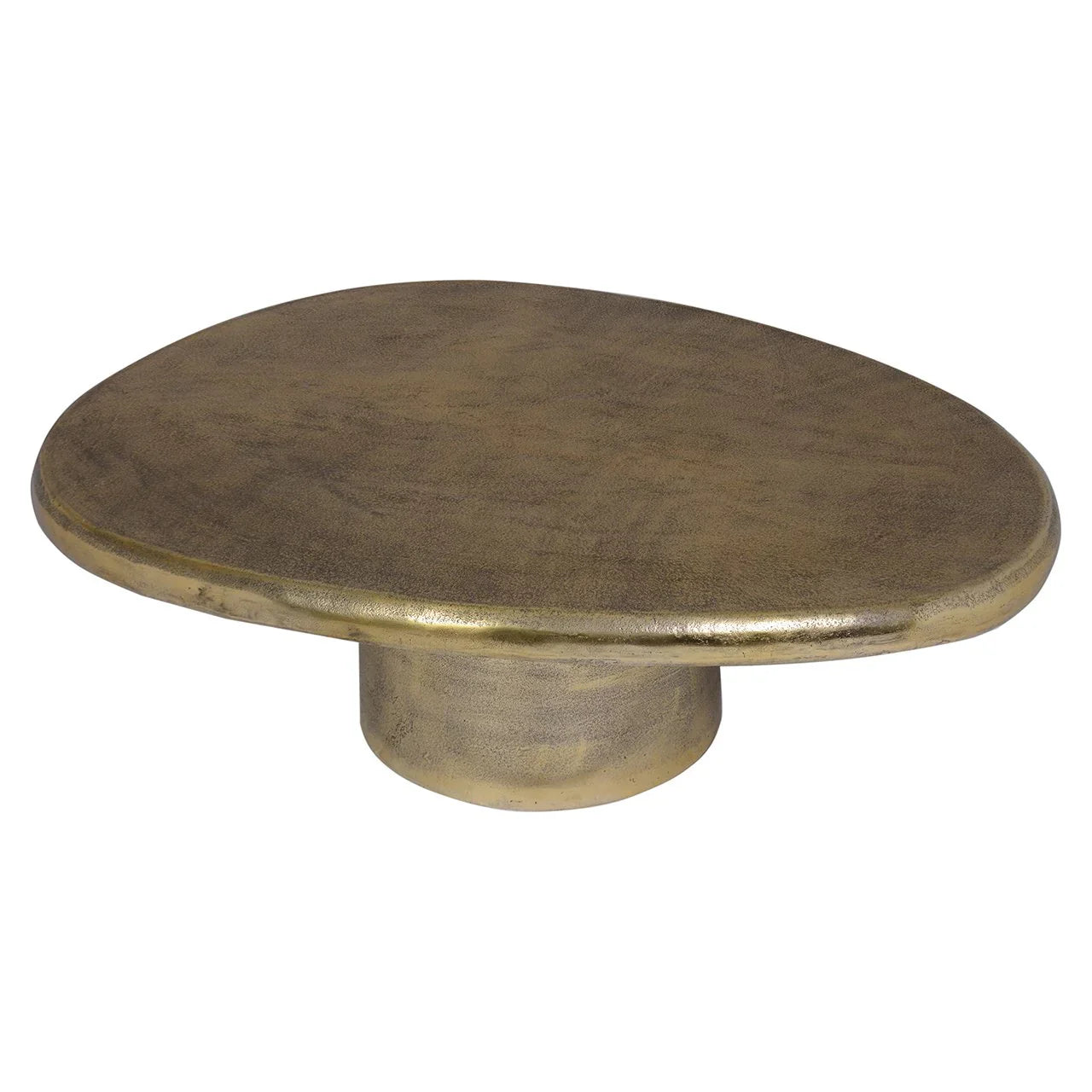 Kafijas galds Pulitzer brushed gold Richmond Interiors 35/82/106 cm zelts - N1 Home