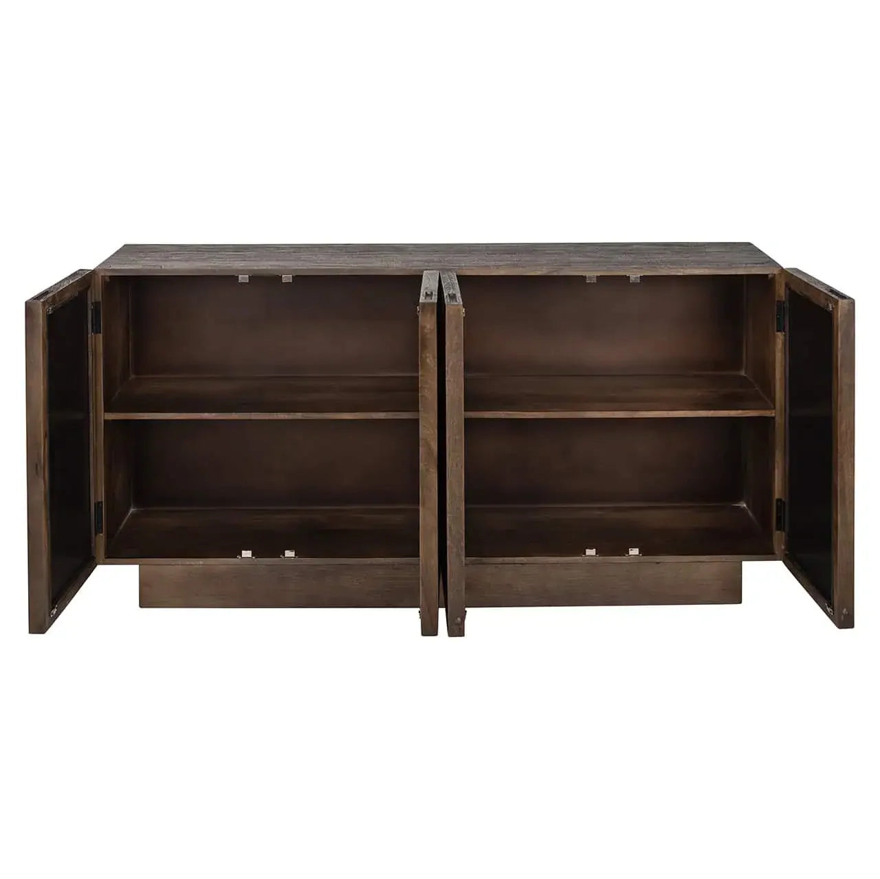 Kumode Bryant 4 durvju Richmond Interiors 81/162/43 cm brūns - N1 Home
