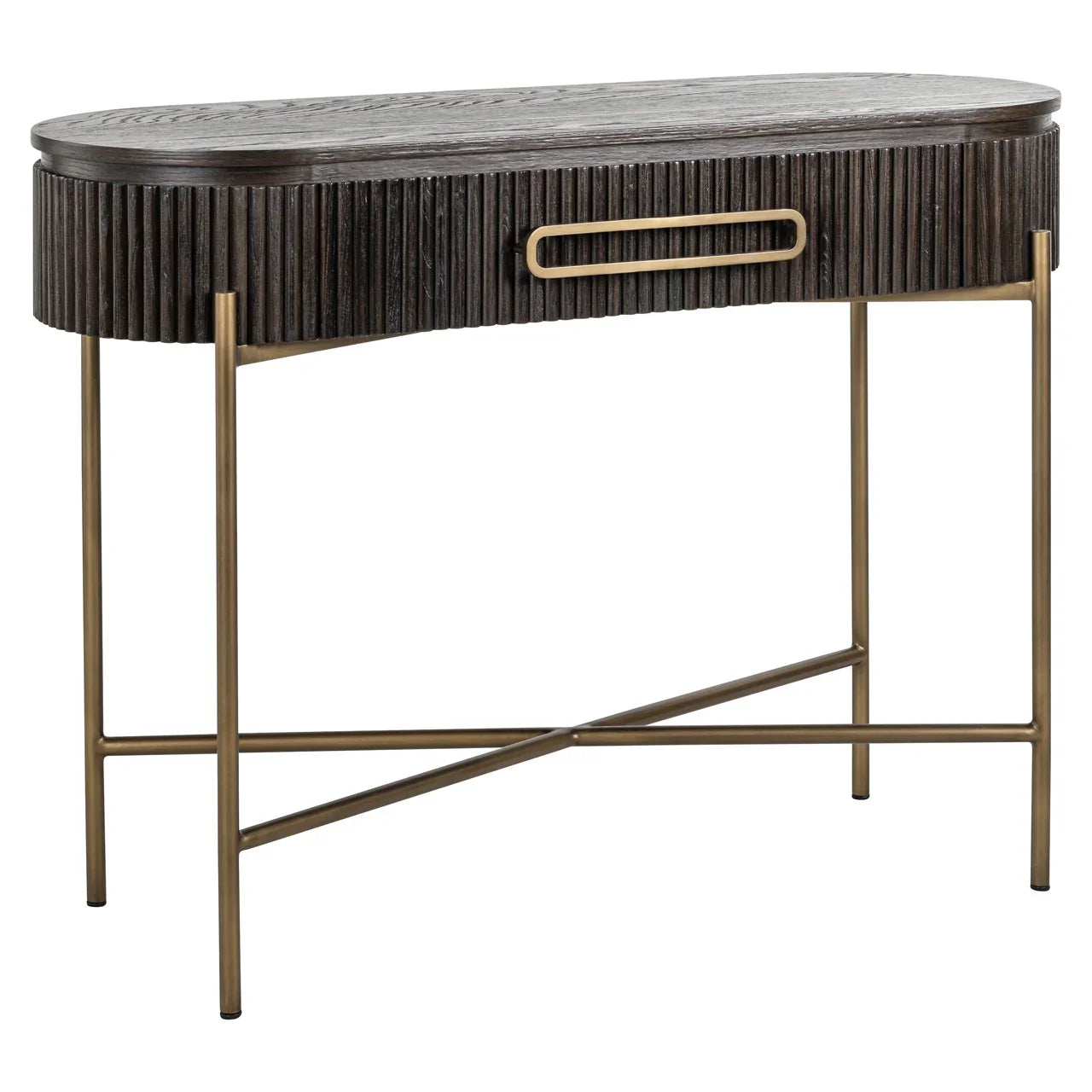 Konsole Luxor Richmond Interiors 81/110/42 cm brūns - N1 Home
