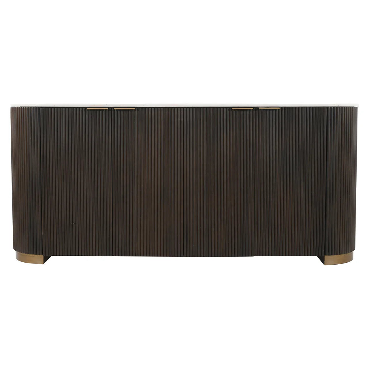 Bufete Mayfield 4-durvju Richmond Interiors 80/180/42 cm brūns - N1 Home