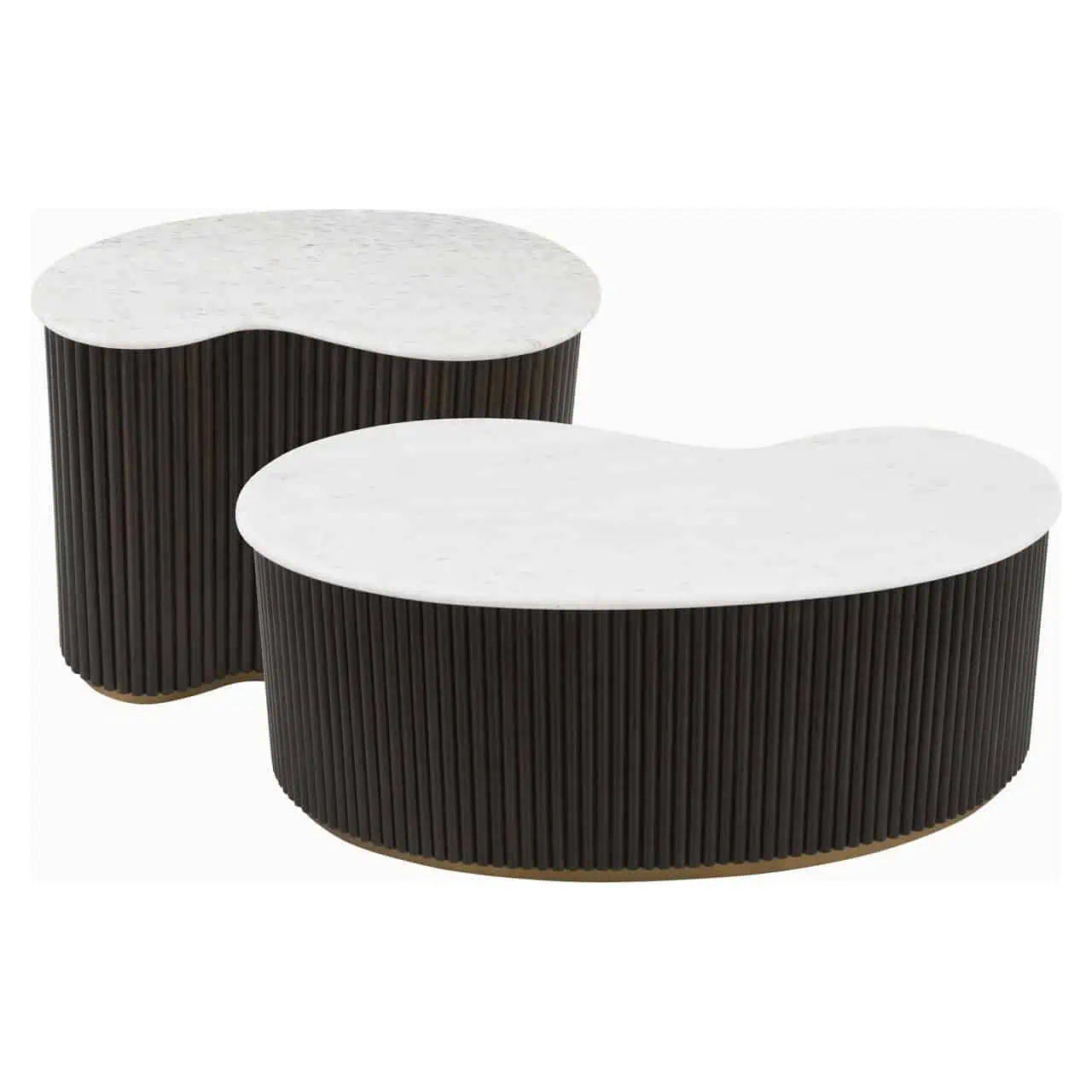 Kafijas galds Mayfield brown (Set of 2) Richmond Interiors 37/104/58 cm brūns - N1 Home