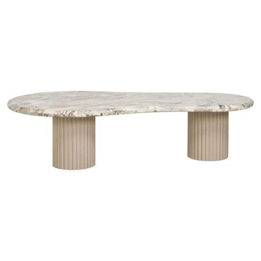 Kafijas galds Coronel beige Richmond Interiors 37/150/80 cm bēšš - N1 Home