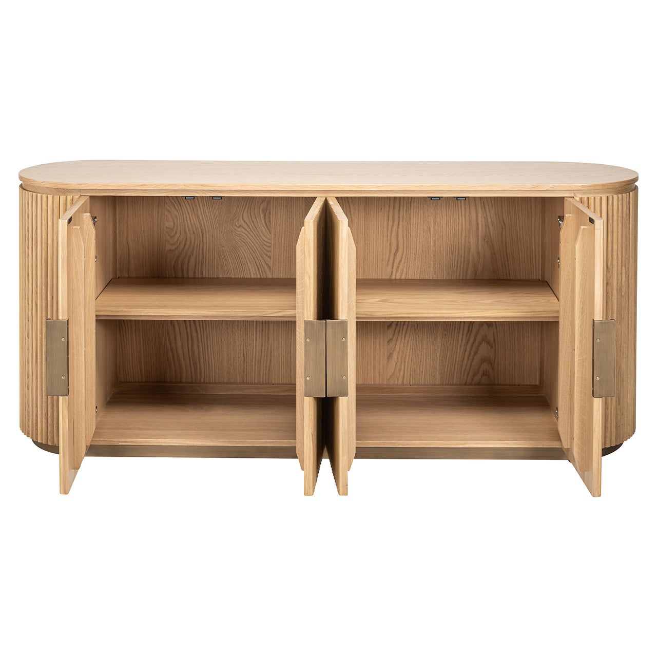 Kumode Belfort ar 4 durvīm  Richmond Interiors dabīgs ozols - N1 Home