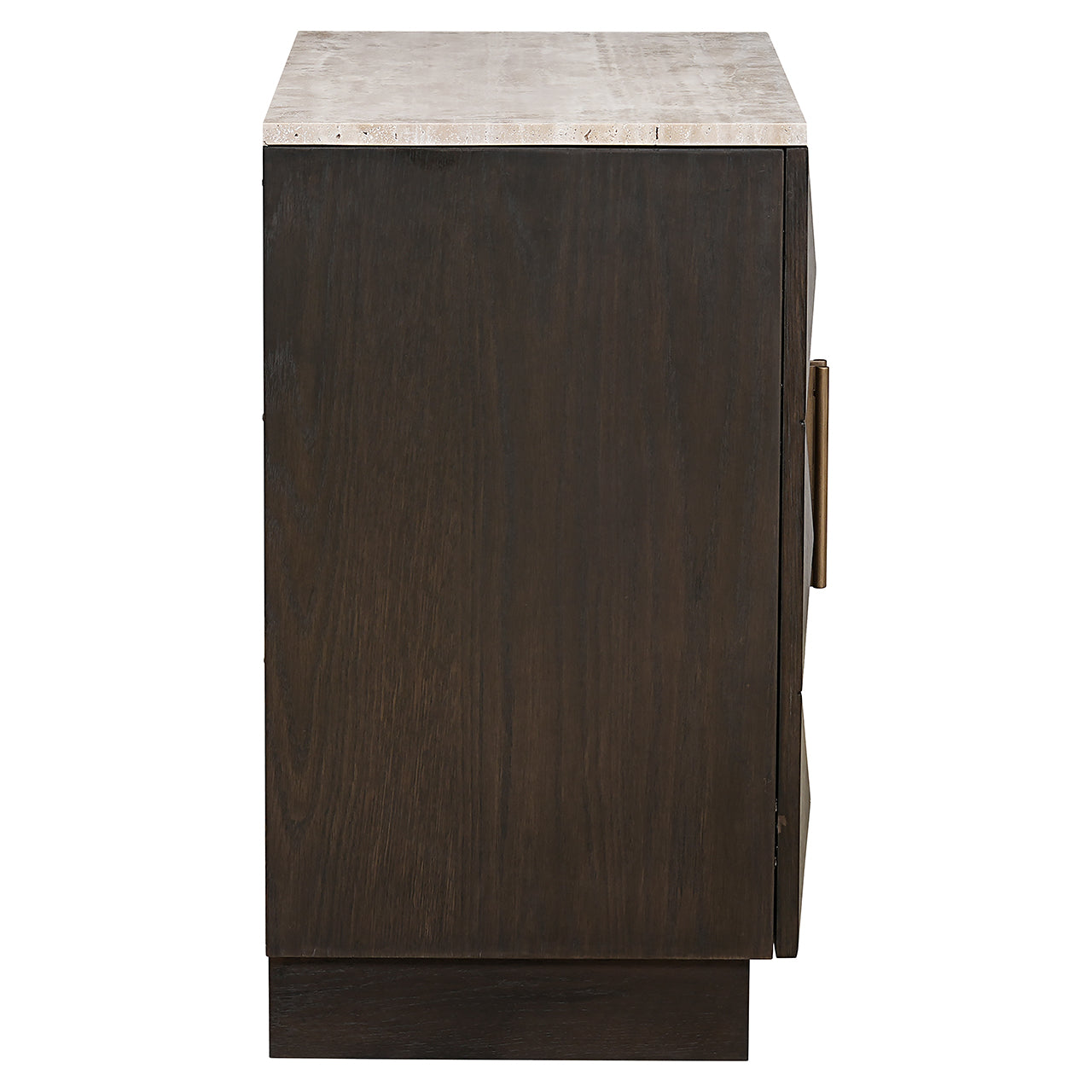 Kumode Claremont ar 2 durvīm Richmond Interiors 78/85/44 cm brūns - N1 Home