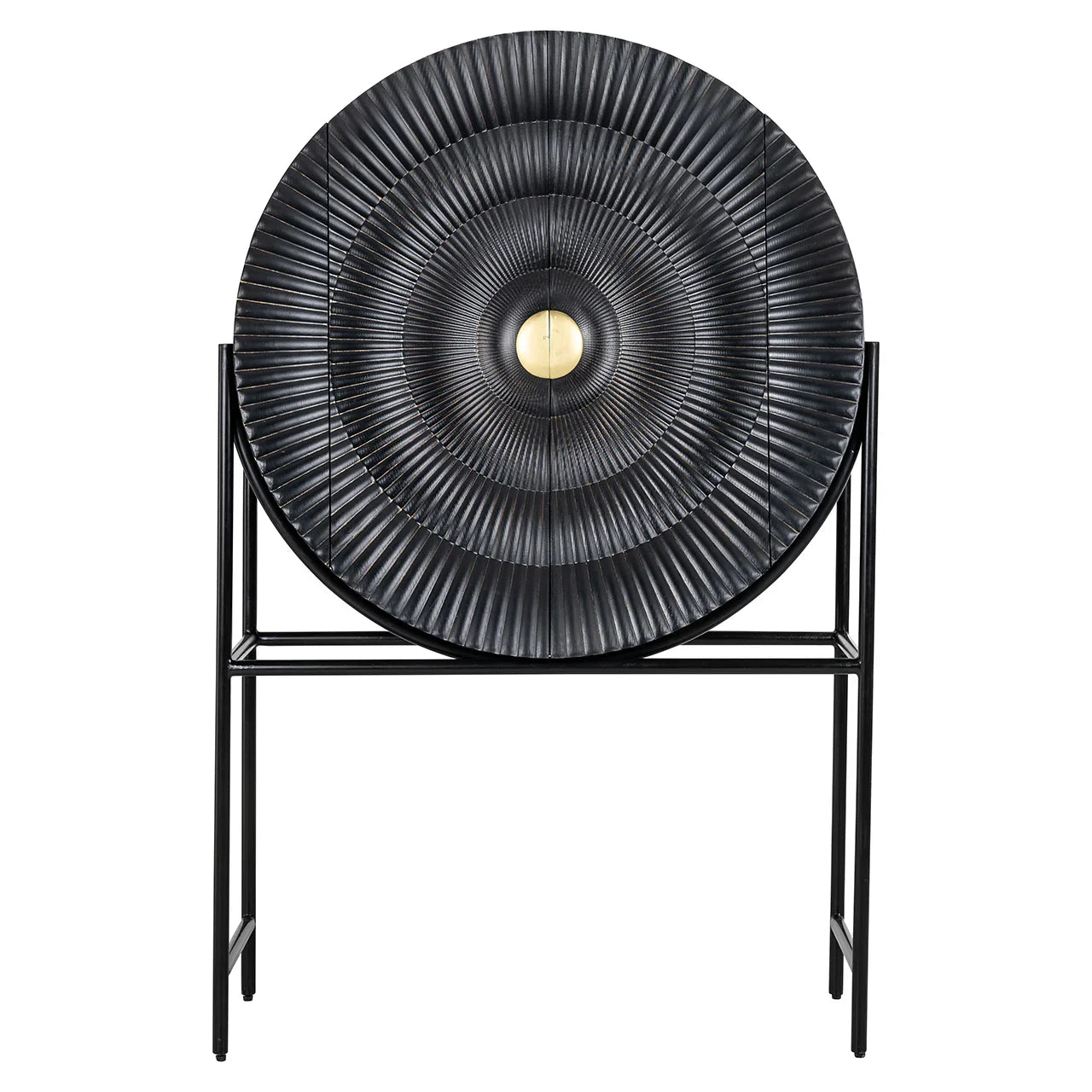 Bāra skapis Feda Richmond Interiors 160/102/39 cm melns - N1 Home