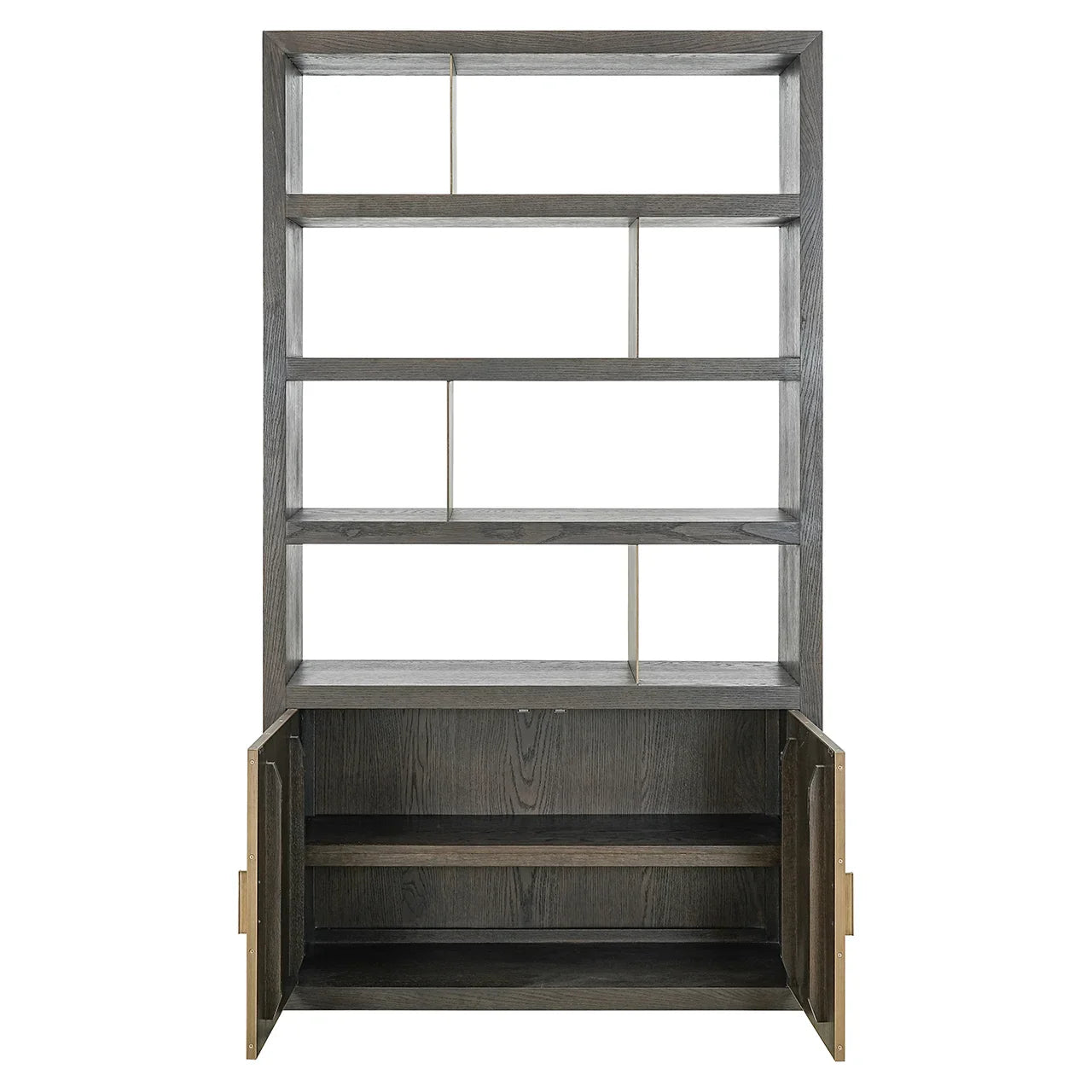 Vitrīna Rivertree 3 plaukti 2 durvis Richmond Interiors 210/120/41 cm brūns - N1 Home