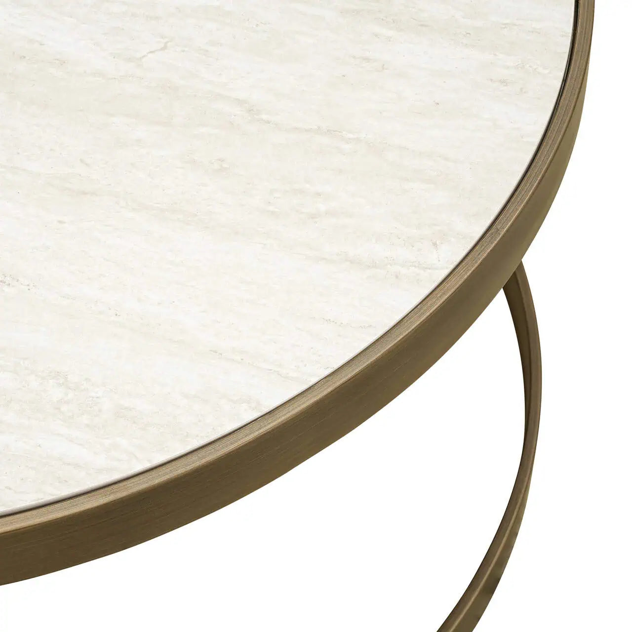 Kafijas galds Tivoli white (Set of 2) Richmond Interiors 44/91 cm balts - N1 Home