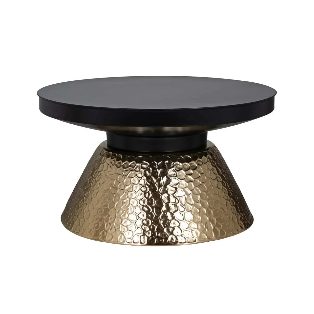 Kafijas galds Freddie black/gold Richmond Interiors 44/76/76 cm melns/zelts - N1 Home