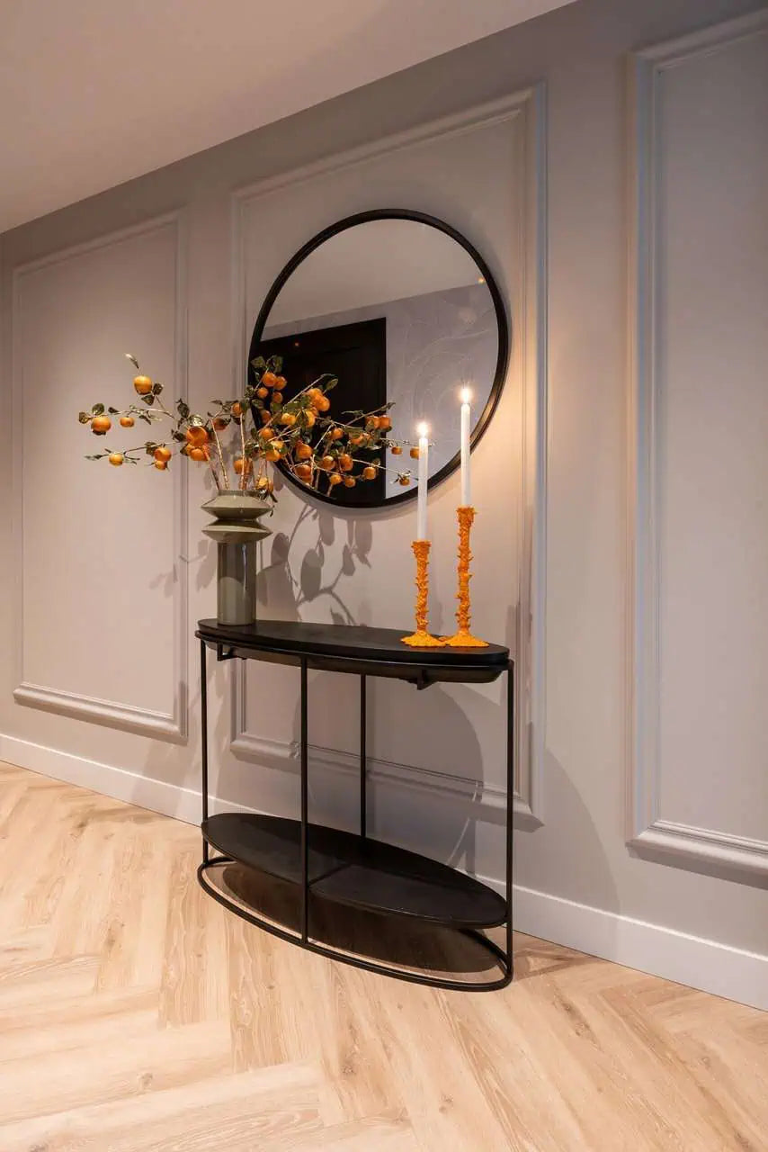 Konsole Calesta Richmond Interiors 80/100/30 cm melns - N1 Home