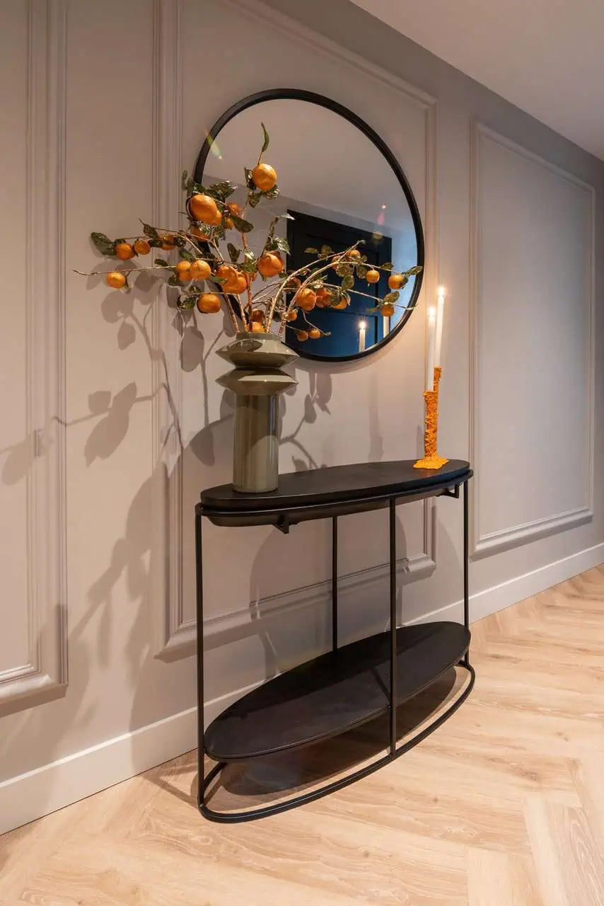 Konsole Calesta Richmond Interiors 80/100/30 cm melns - N1 Home