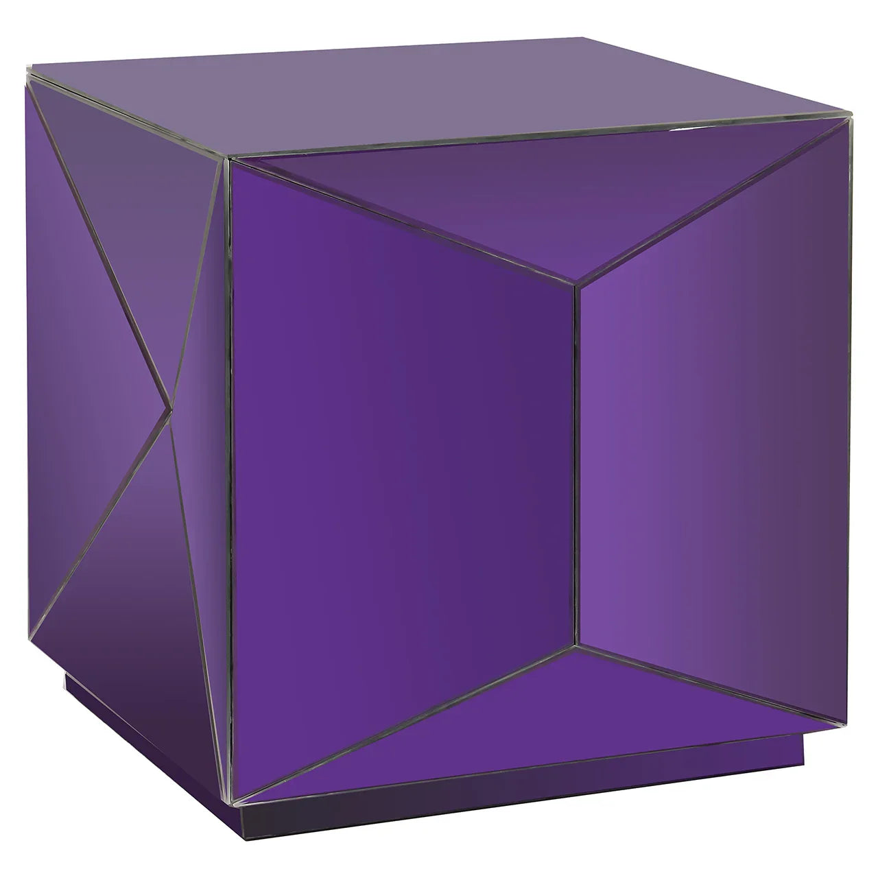 Galdiņš ar spoguli Shifra Richmond Interiors 40/39/39 cm purple - N1 Home