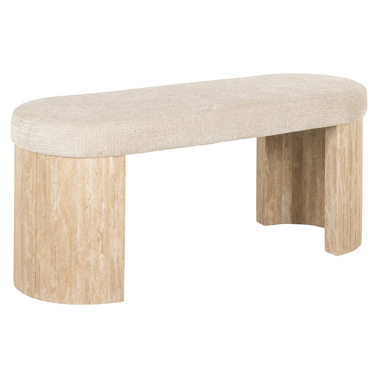 Sols Gallice travertīns Richmond Interiors 52/120/45 cm bēšs - N1 Home
