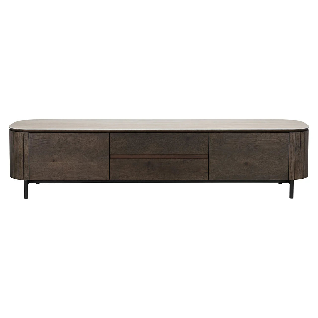 TV skapītis Ritz, 2 durvis, 1 atvilktne Richmond Interiors 46/200/44 cm brūns - N1 Home