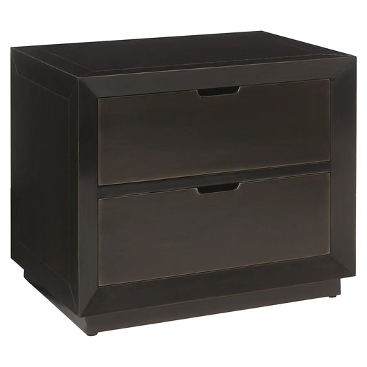 Naktsskapītis Dante ar 2 atvilktnēm Richmond Interiors 57/66/46 cm brūns - N1 Home