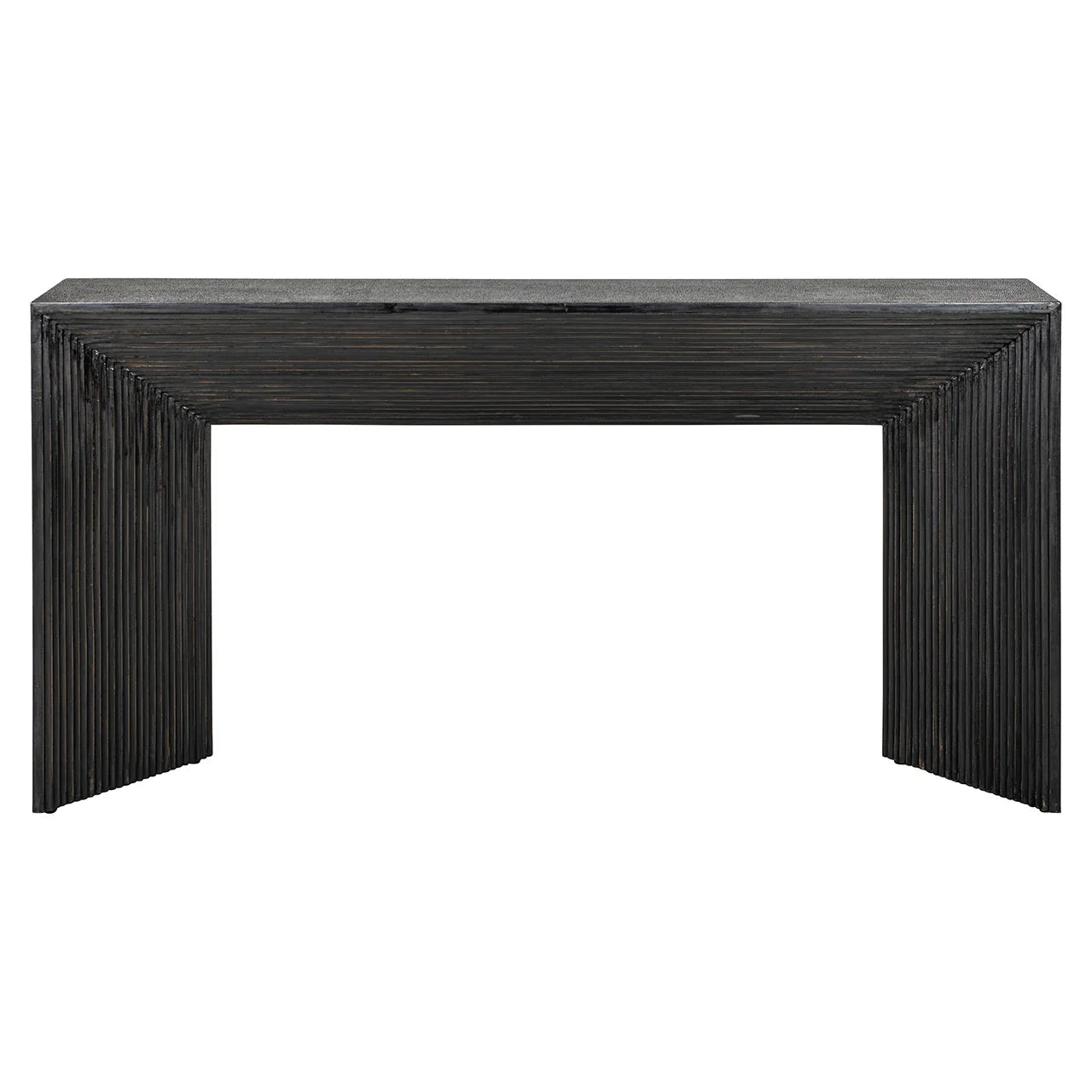 Konsole Gizen Richmond Interiors 81/160/35 cm melns/zelts - N1 Home