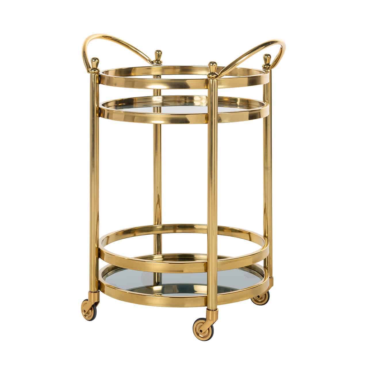 Trolley Hendricks Richmond Interiors 74/55/45 cm zelts - N1 Home