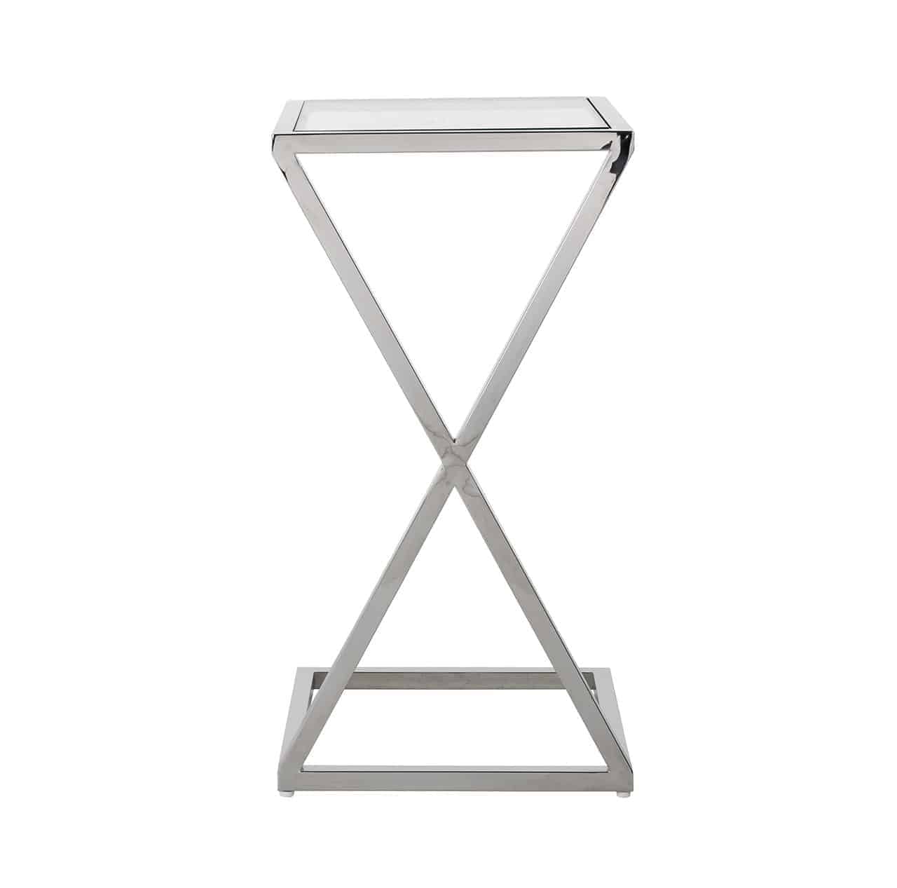 Dīvāna galdiņš Paramount Richmond Interiors 66/35/35 cm sudraba - N1 Home