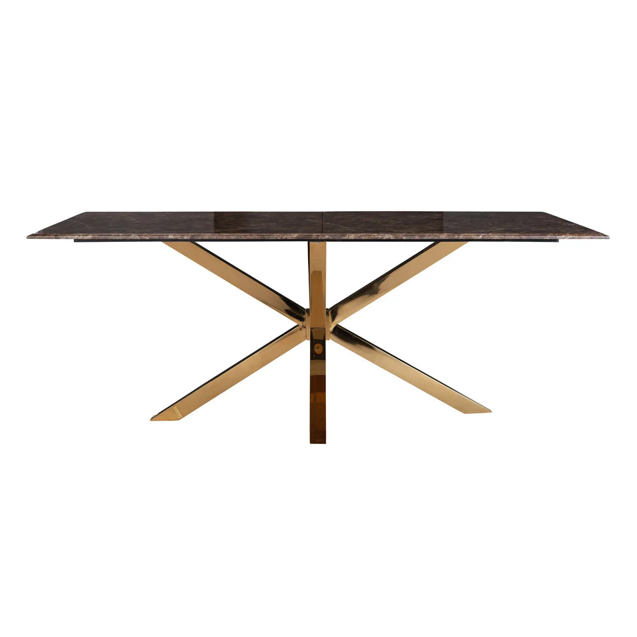 Ēdamgalds Konrāds Richmond Interiors 77/200/100 cm zelts/brūns - N1 Home