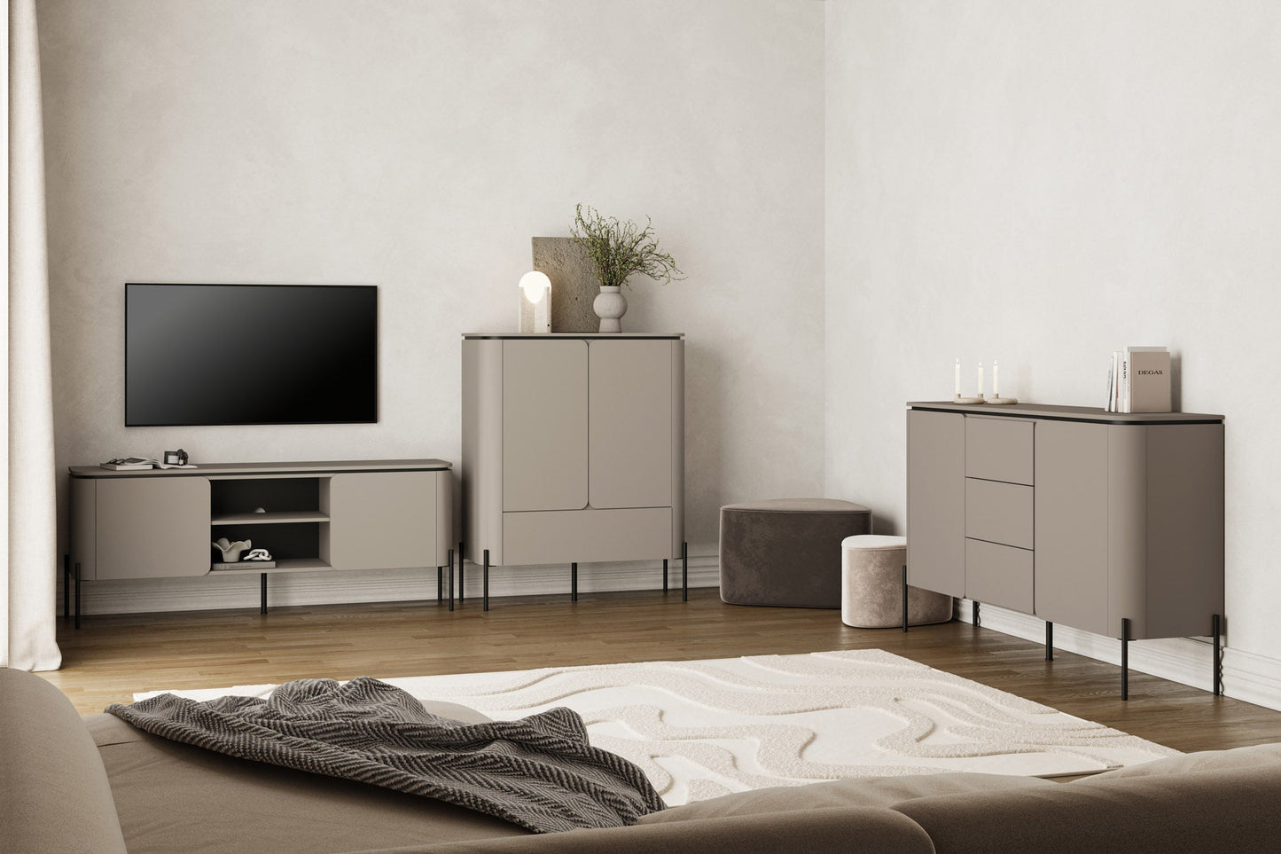 TV skapis Beltas 163/40/65 cm congo