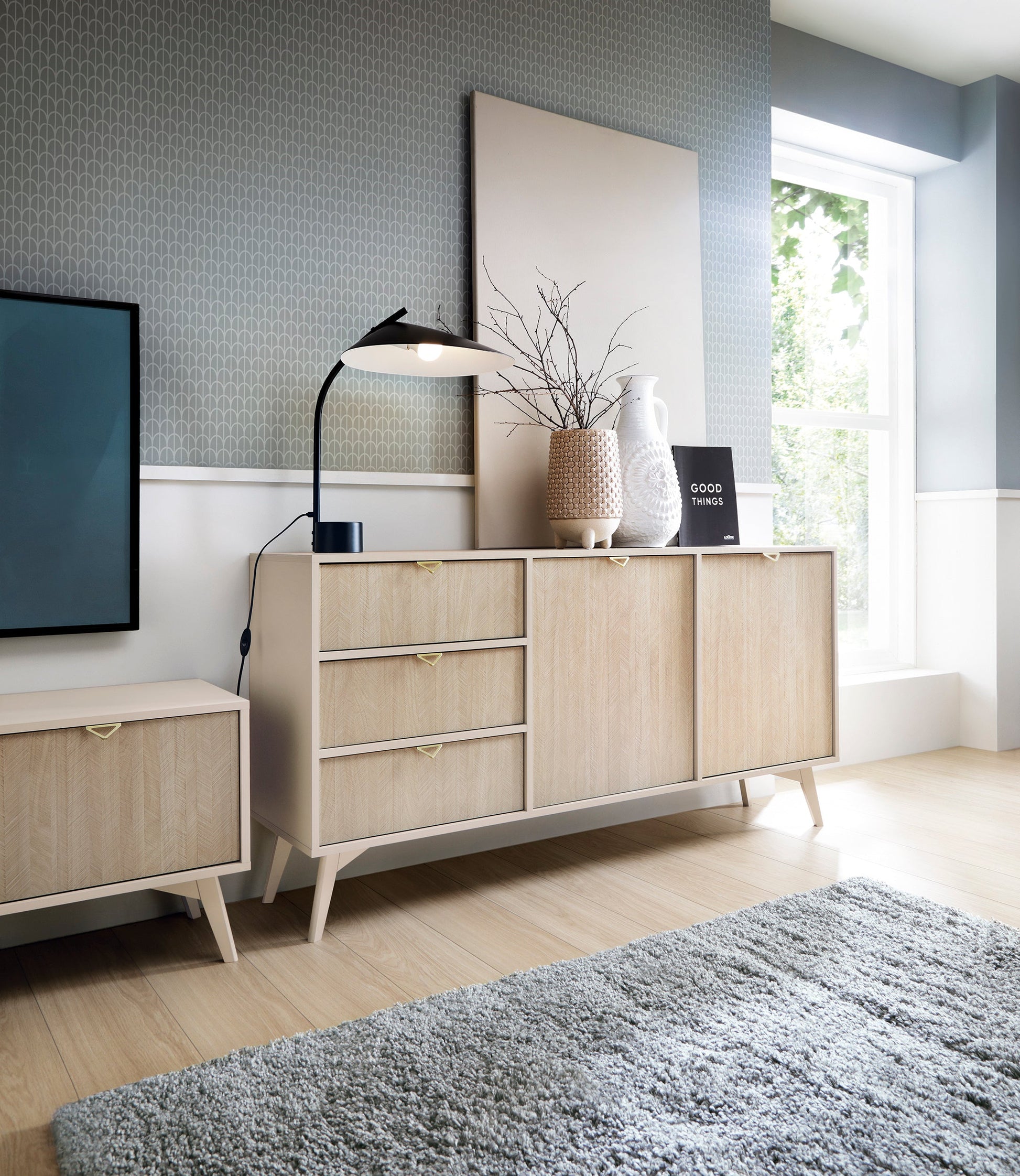 Kumode FIORD 158/80/38 cm - N1 Home