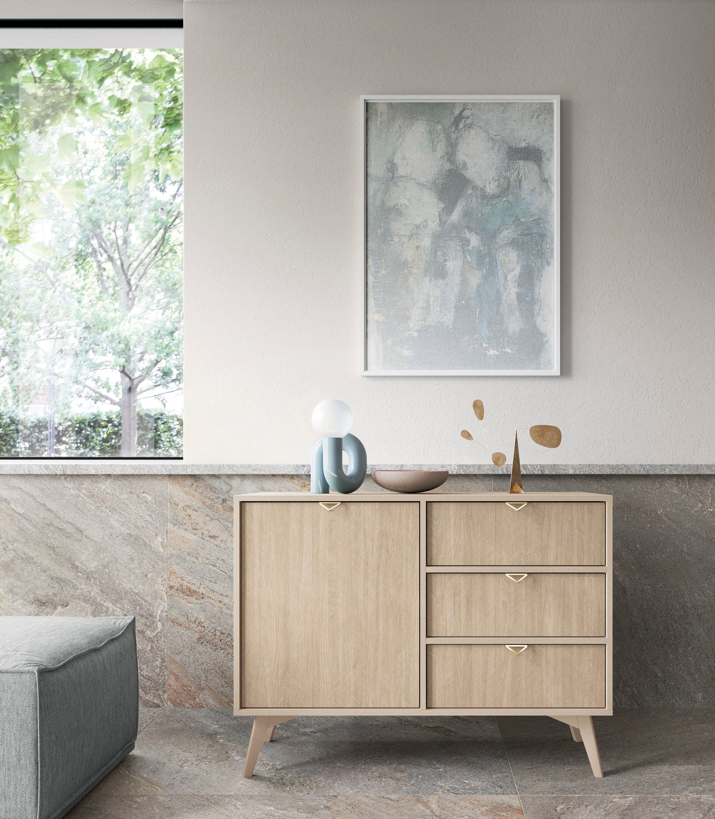 Kumode FIORD 106/80/38 cm - N1 Home