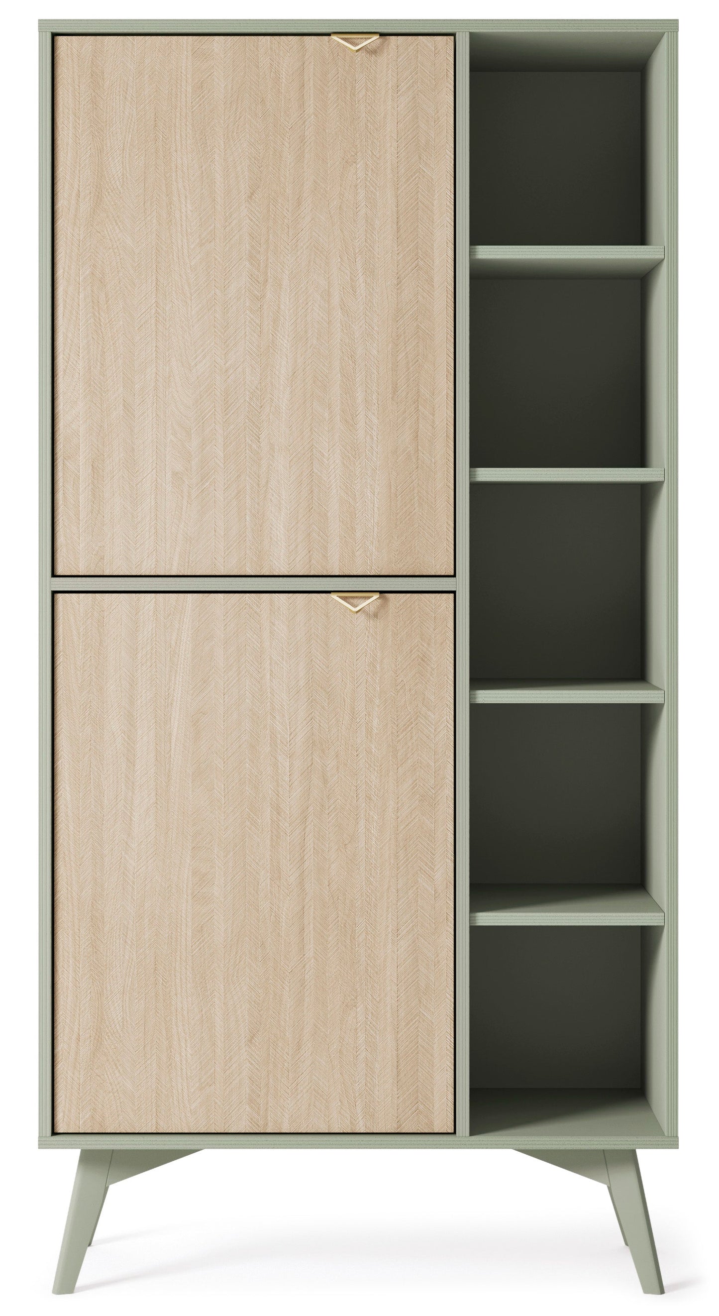 Skapis FIORD 80/160/38 cm eikalipts - N1 Home
