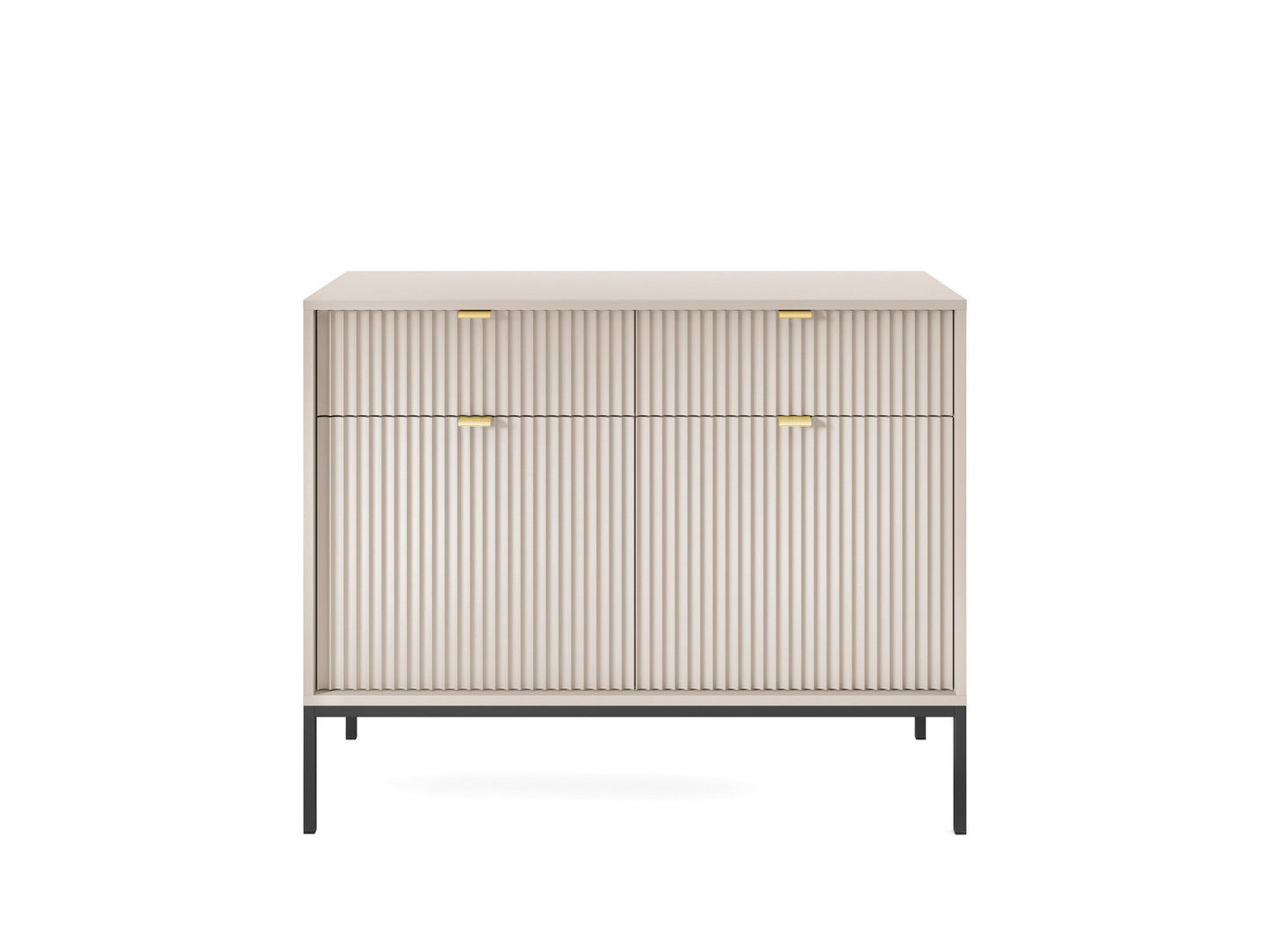 Kumode NV 104/83/39 cm kašmirs/melns - N1 Home