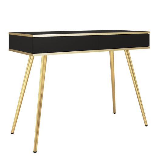 Konsole O2 102/79/50 cm melns/zelts - N1 Home