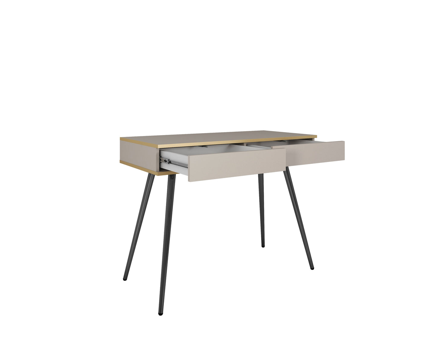 Konsole O2 102/79/50 cm bēšs/melns - N1 Home