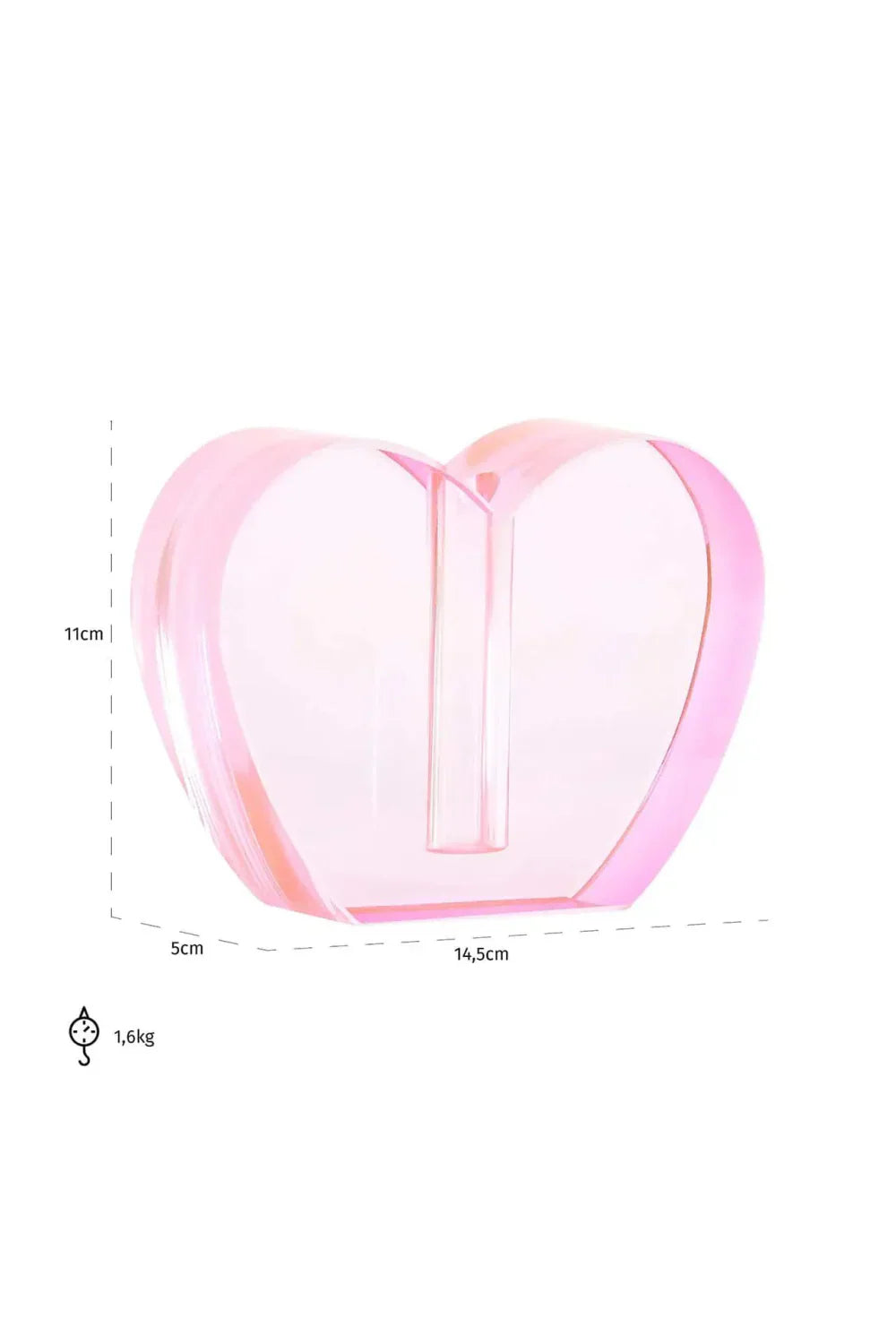 Svečturis Tanna Richmond Interiors 11/14,5/5 cm rozā - N1 Home