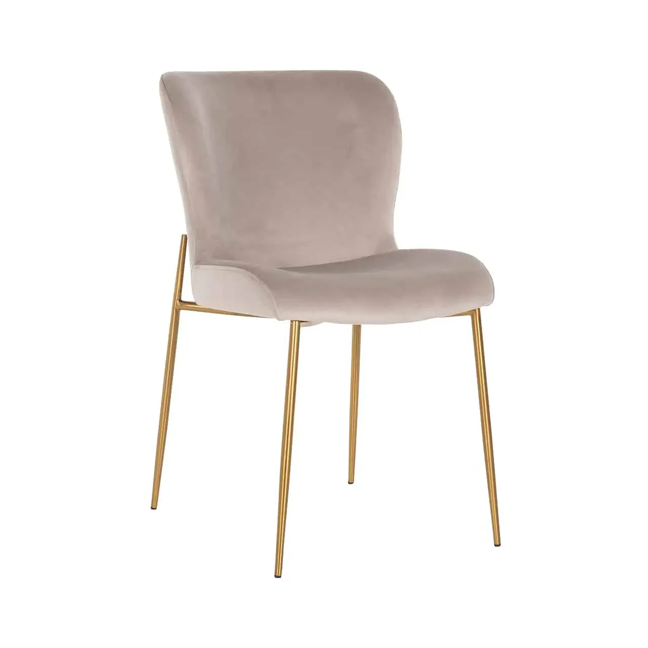 Krēsls Odessa (Set of 2) Richmond Interiors 85/49/64 cm khaki velvet - N1 Home