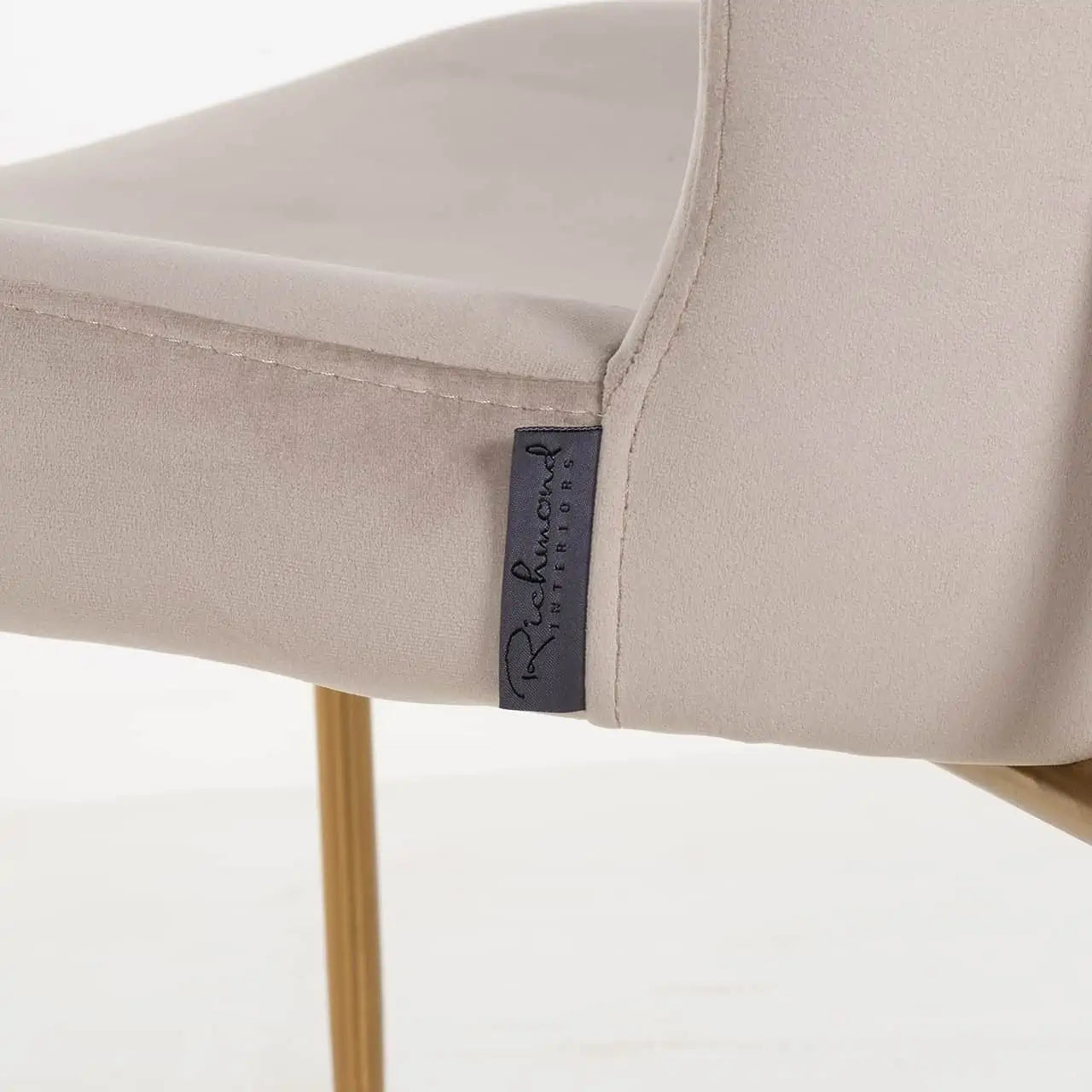 Krēsls Odessa (Set of 2) Richmond Interiors 85/49/64 cm khaki velvet - N1 Home