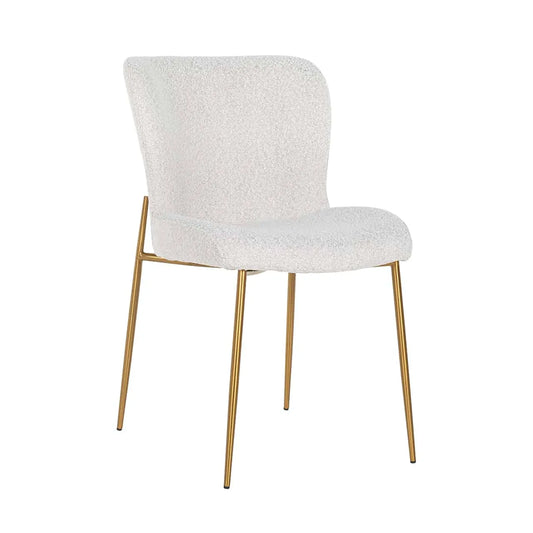 Krēsls Odessa (Set of 2) Richmond Interiors 85/49/64 cm white bouclé - N1 Home