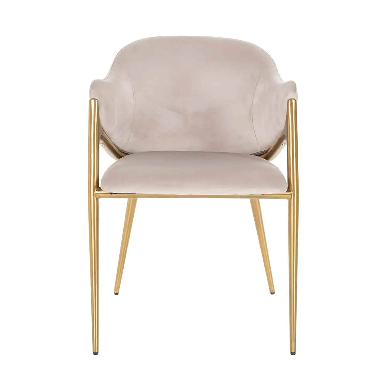 Krēsls Gwen Richmond Interiors 79,5/54/57,5 cm  khaki velvet - N1 Home