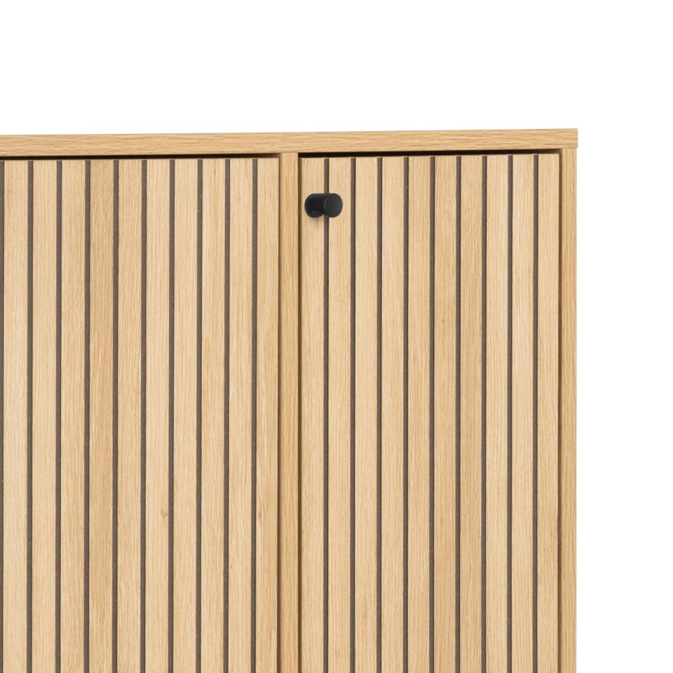 Apavu skapis Alba 98,7x35x140,4 cm ozols - N1 Home