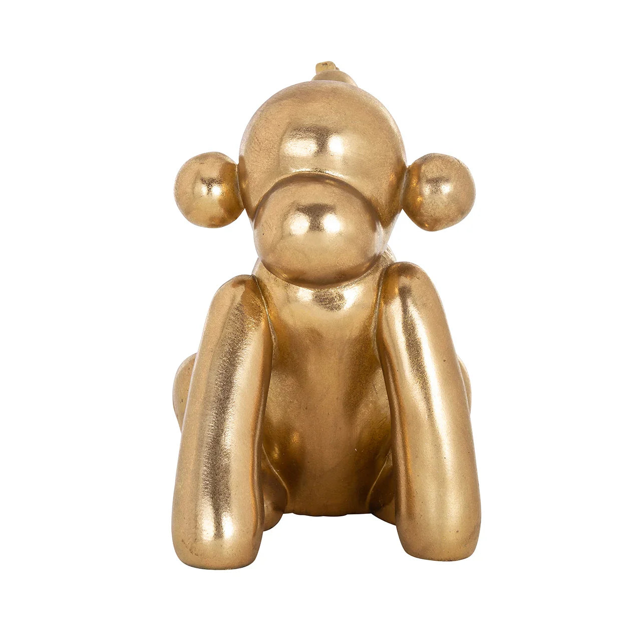 Dekoratīvs priekšmets Richmond Interiors Monkey 25/21/17 cm zelts - N1 Home