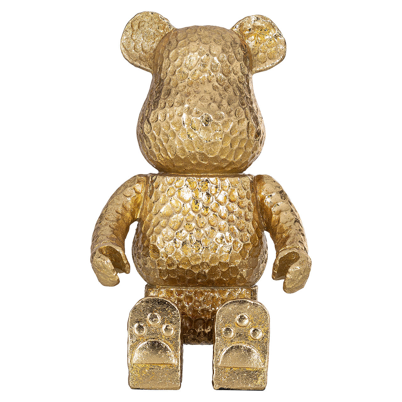 Dekoratīvs priekšmets Richmond Interiors Bear sitting 21/12/9 cm zelts - N1 Home