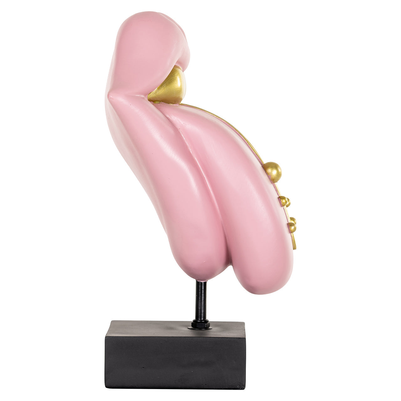 Dekoratīvs priekšmets Richmond Interiors Tongue 30/19/16 cm rozā - N1 Home